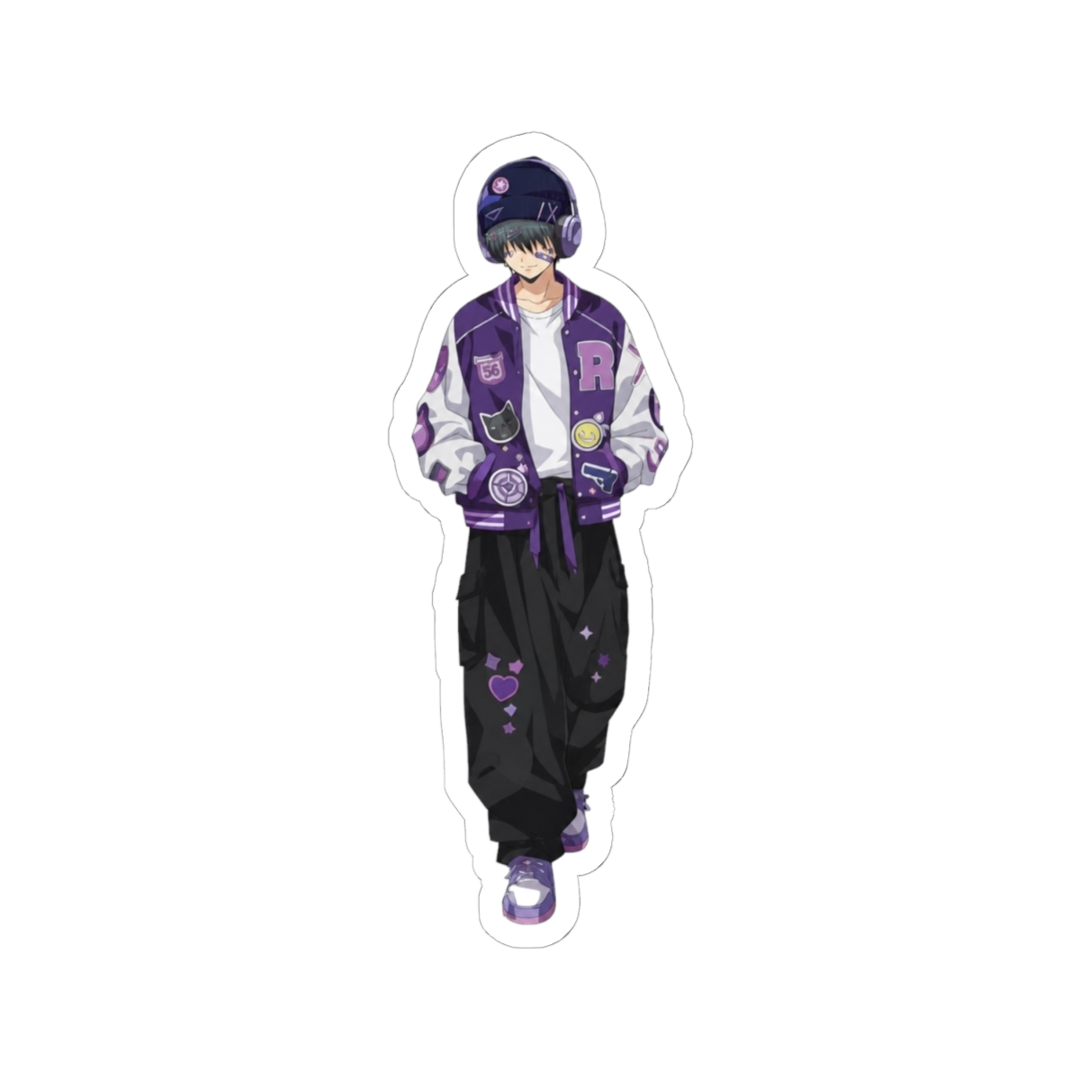 SaleLimitedPre-ownedPre-orderBack-orderOrder Closed"Assassination Classroom" Sticker Set Ryunosuke ChibaHagoromo660 JPY - alternate angle 1, merchandise