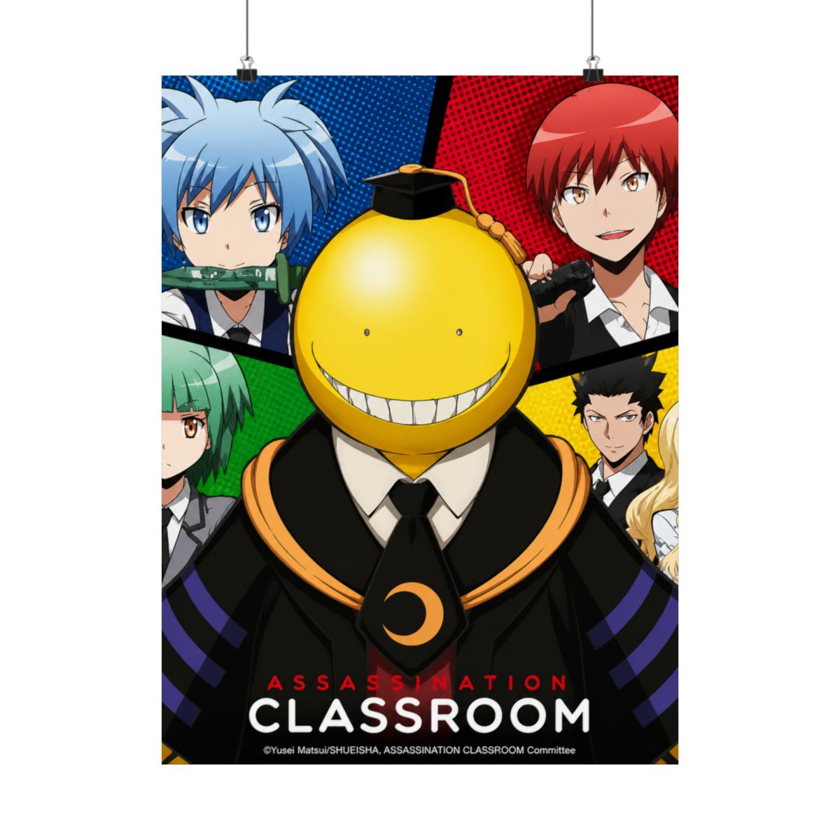 ASSASSINATION CLASSROOM Poster Koro VS pupils (52x38cm)