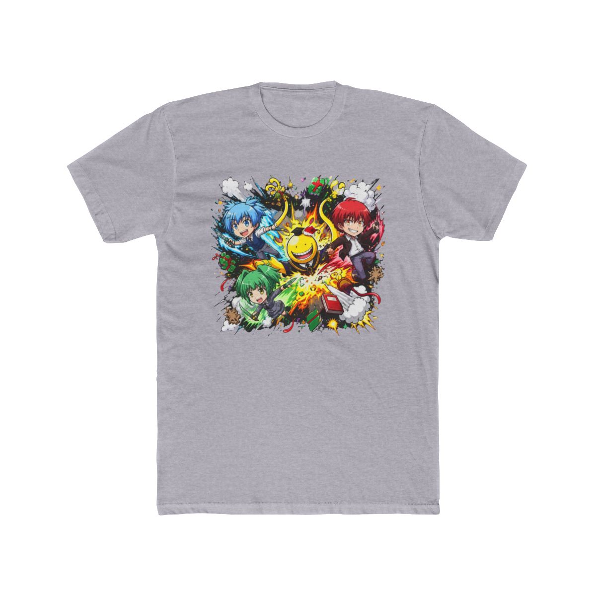 Assassination Classroom Character Collage Art Baseball T Shirt - alternate angle 3, merchandise